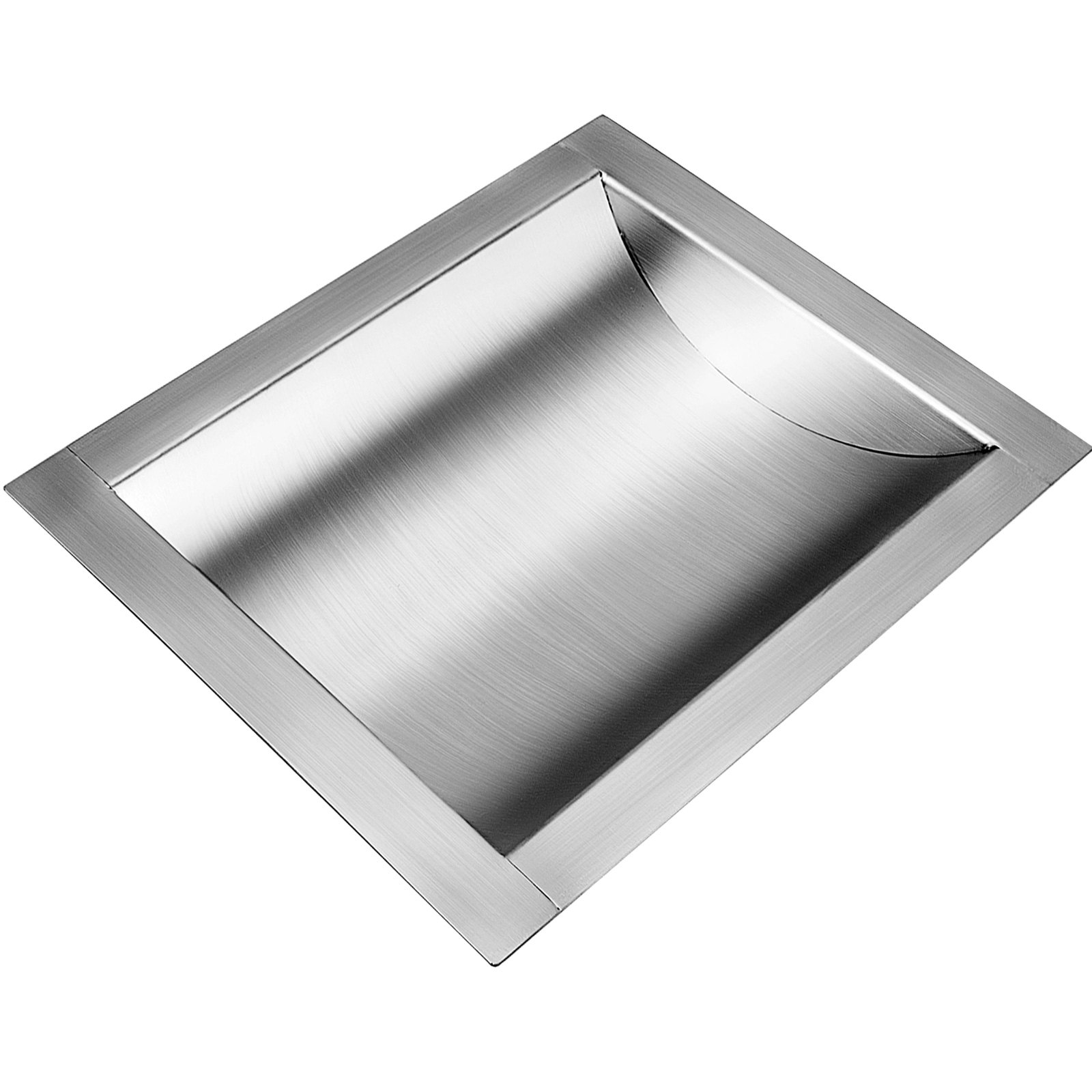 Zahlteller Geldschale Geldteller 20x25cm Bezahlteller Münzteller 304 Edelstahl