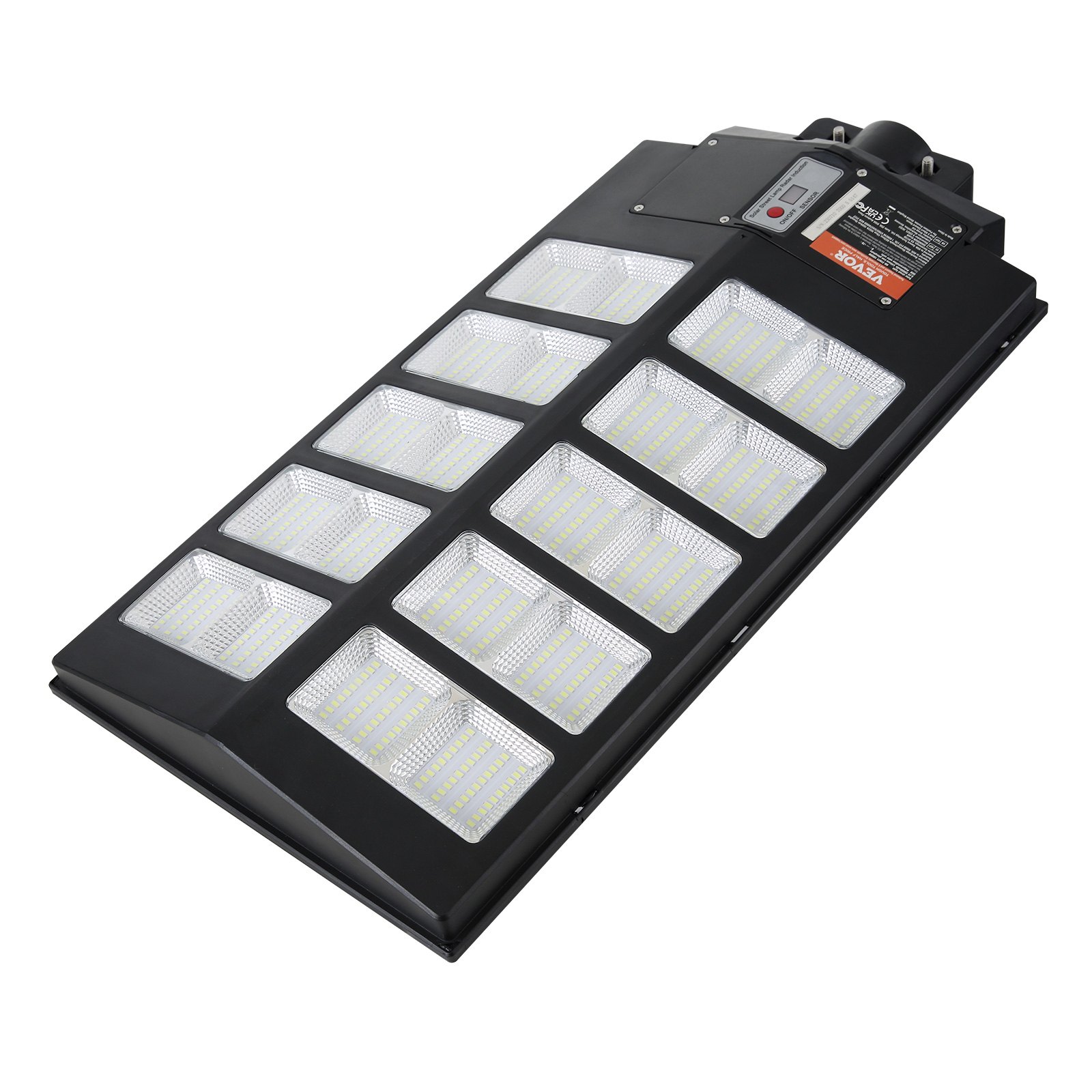 VEVOR 1000W LED Solar Straßenlaterne 1600LM Solar Bewegungsmelder Lampe Außenwand