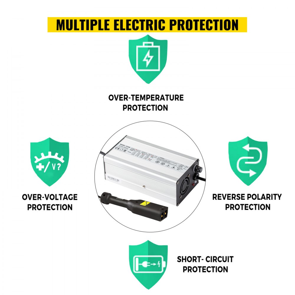 Vevor Golf Cart Batterieladegerät Club Autoladegerät 36v 5a D Stecker Für Ez Go