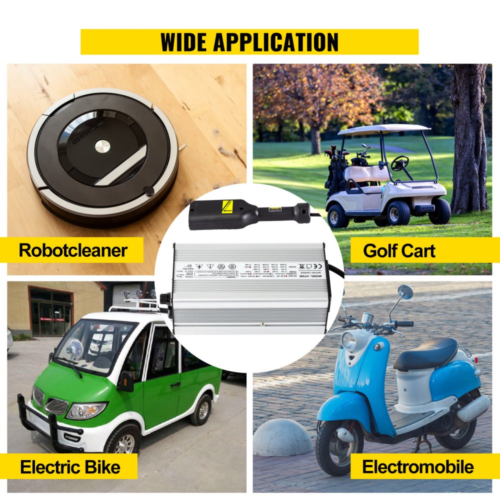 Vevor Golf Cart Batterieladegerät Club Autoladegerät 36v 5a D Stecker Für Ez Go