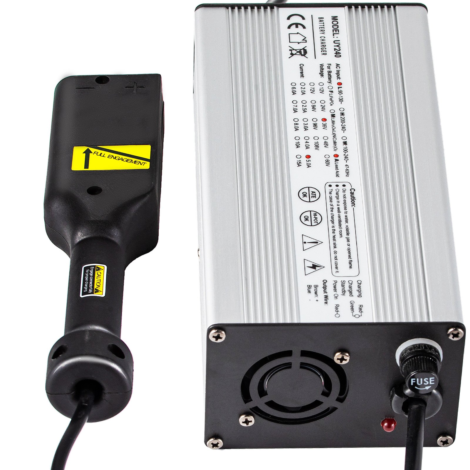 Vevor Golf Cart Batterieladegerät Club Autoladegerät 36v 5a D Stecker Für Ez Go