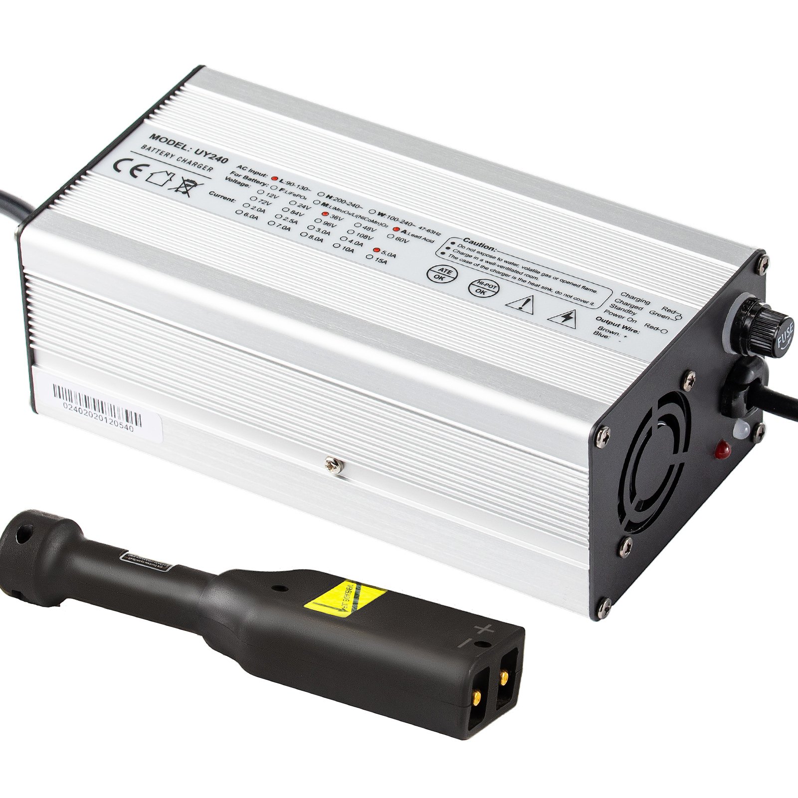 Vevor Golf Cart Batterieladegerät Club Autoladegerät 36v 5a D Stecker Für Ez Go