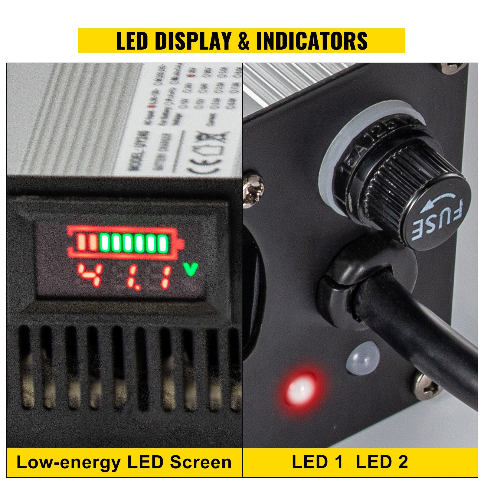 Vevor Golf Cart Batterieladegerät Club Autoladegerät 36v 5a D Stecker Für Ez Go