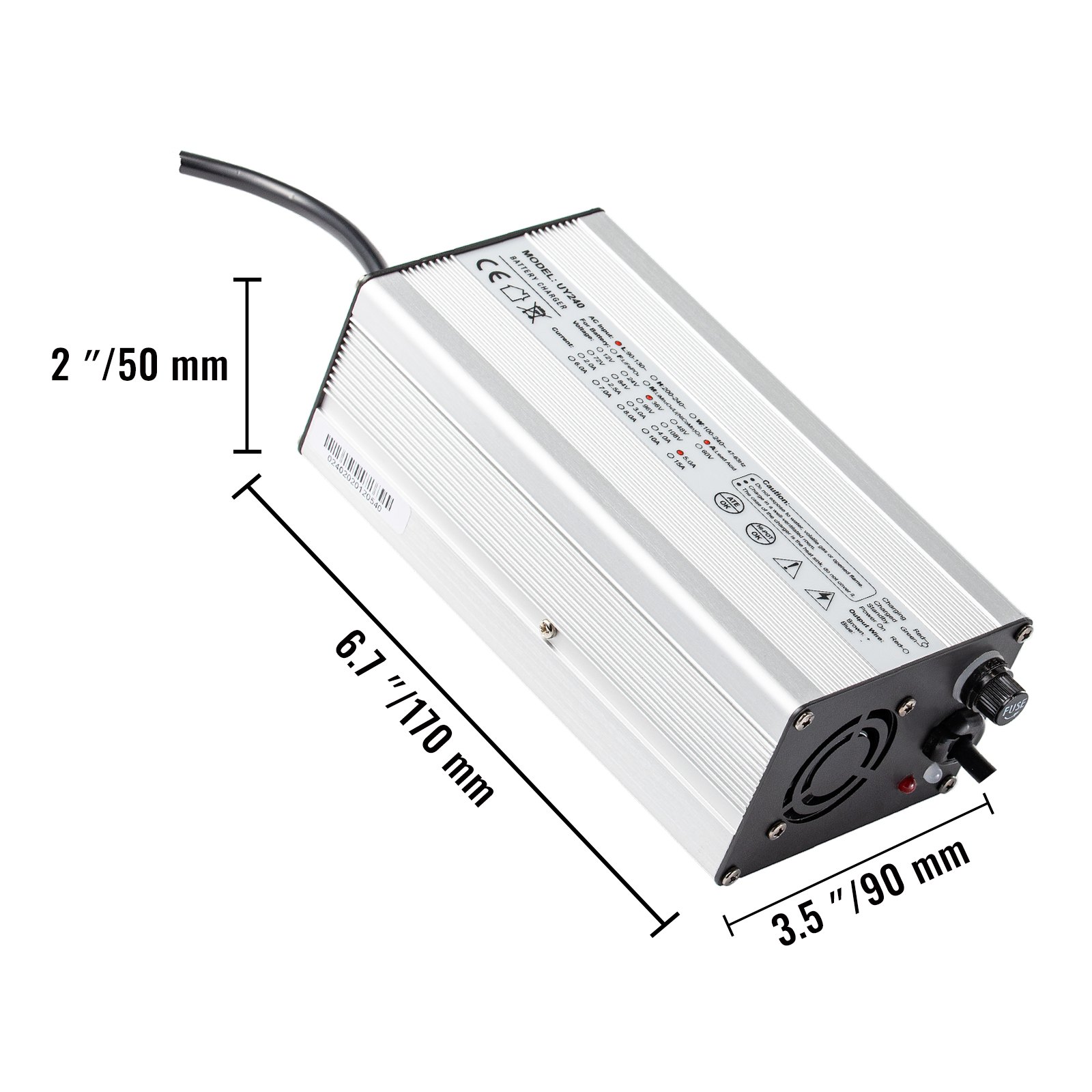 Vevor Golf Cart Batterieladegerät Club Autoladegerät 36v 5a D Stecker Für Ez Go