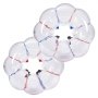 VEVOR 2-teilige Aufblasbare Bumper Balls, 1,2 m Bumper Stoßball für Kinder & Jugendliche, Aufblasbarer Blasenball, PVC-Bubble-Bälle, im Freien, Spielplatz, Hof, Park usw. Rote & Blaue Streifen