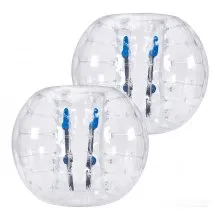 VEVOR aufblasbare Bumper-Bälle im 2er-Pack, 1,2 m Körper-Sumo-Zorb-Bälle für Teenager und Erwachsene, 0,8 mm dicke PVC-Menschenhamster-Blasenbälle für Team-Gaming-Spiele im Freien, Bumper-Bopper-Spiel