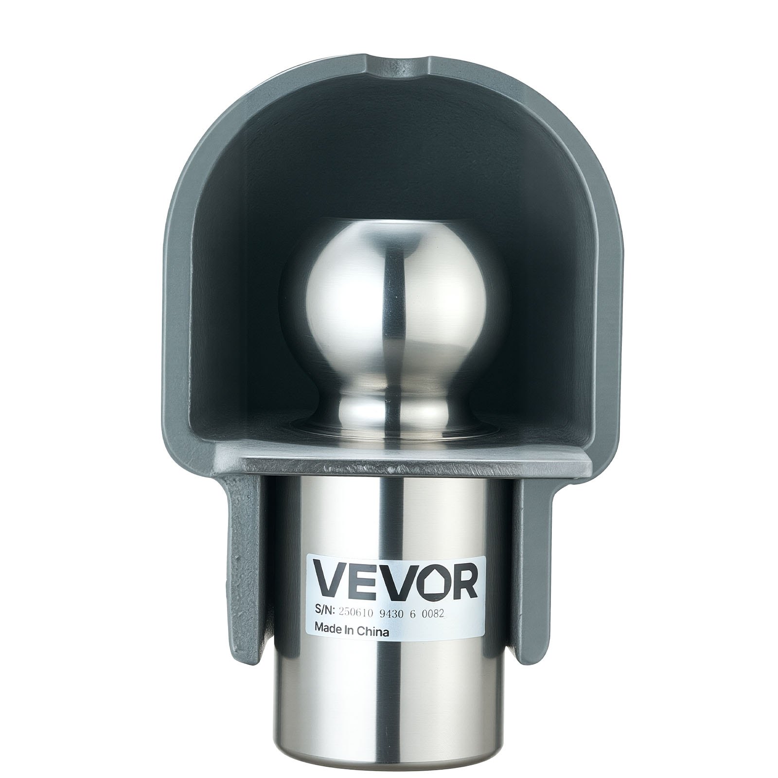 VEVOR Trailer Coupler Lock, Fits 58.6 mm Cast/Bulldog Trailer Couplers, Heavy Duty Trailer Hitch Lock with 3 Keys, Corrision-resistant, Anti-Theft Coupler Ball Locks for RV, Trailer, Boat, Black