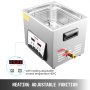 VEVOR 10L Digital Ultraschall Reiniger 40kHz Ultrasonic Cleaner Schmuck Reinigung Ultraschall Ultraschallreinigungsgerät Brille Reinigungsgerät mit Heater Timer