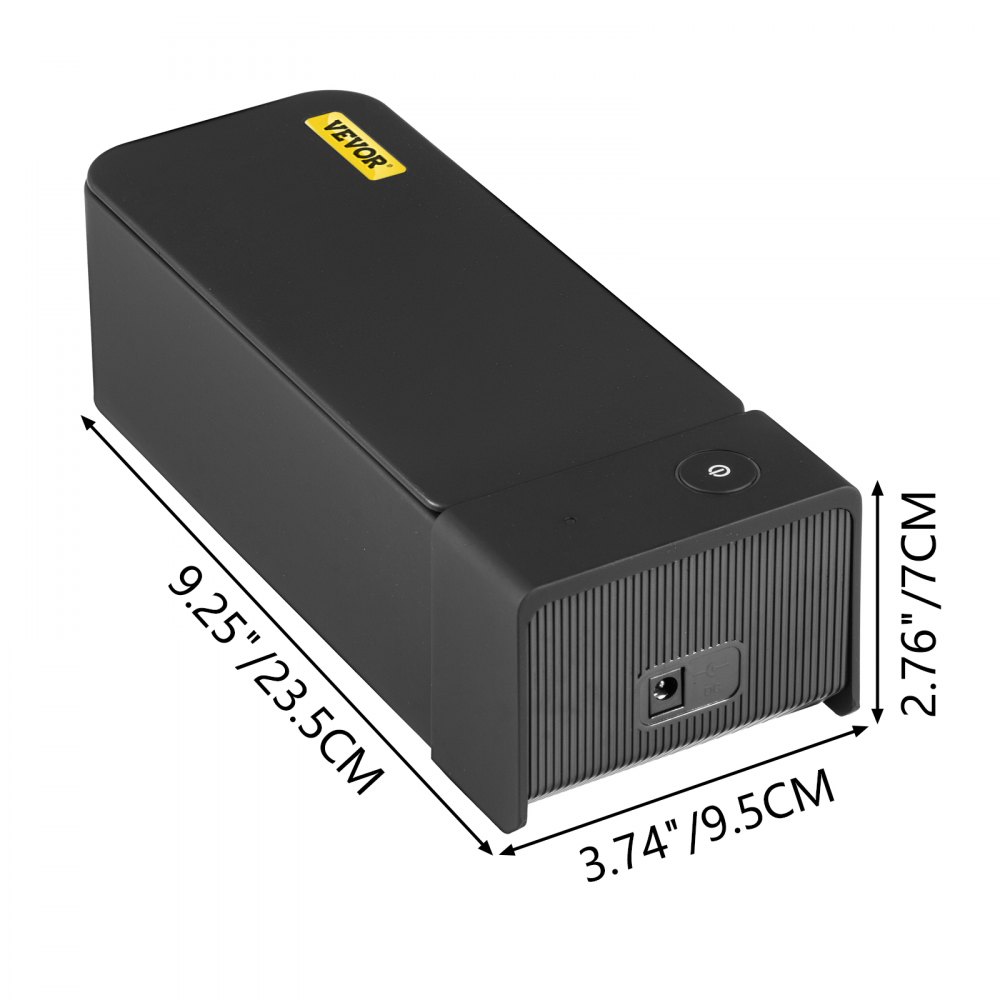 Vevor Ultraschallreiniger Reinigungsgerät 600 Ml 50 Khz Schwarz Brillen Schmuck