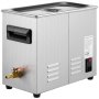 VEVOR 6L Verbesserter Ultraschallreiniger (200 W Heizung, 180 W Ultraschall) Professioneller digitaler Labor-Ultraschall-Teilereiniger mit Heizungstimer für die Reinigung von Schmuck, Brillen