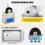 VEVOR Ultraschallreiniger Ultraschall Reinigungsgerät 6 L Ultraschall Reinigungsmaschine für Schallplatten 180 W einstellbare Zeit, Schallplattenreiniger Edelstahl 40 KHz Reinigungsgerät