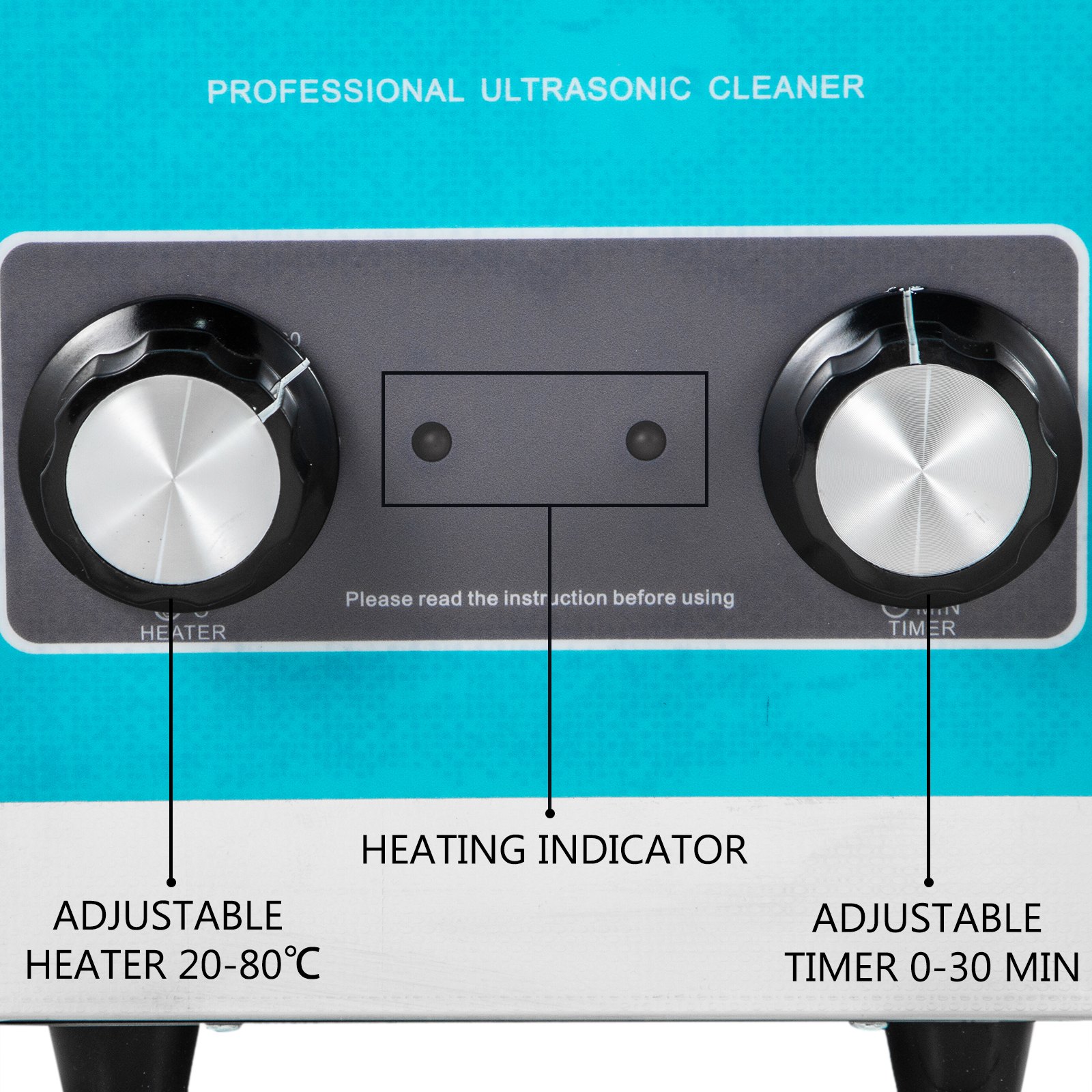 VEVOR 2L Tankinhalt Digital Ultraschall Reiniger 40kHz Ultrasonic Cleaner Edelstahl  Schmuck Reinigung 20-80 ℃ Ultraschall Ultraschallreinigungsgerät 220V Brille Reinigungsgerät mit Heater Timer