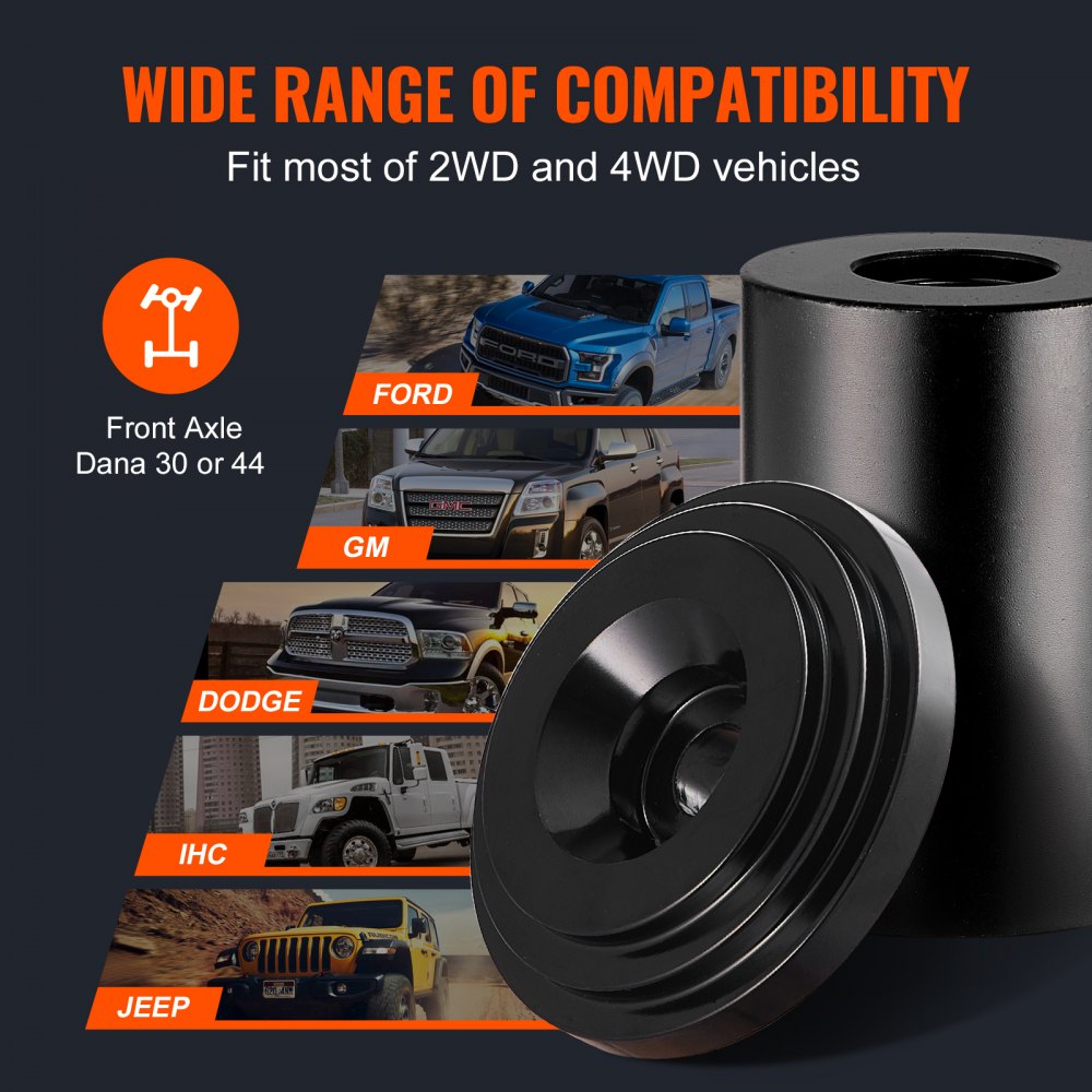 VEVOR 10tlg Traggelenk Kugelgelenk Abzieher Kugelgelenk Ausdrücker Satz, 360 x 285 x 70 mm Universal Kugelgelenk Auspresswerkzeug Set Kohlenstoffstahl Kfz Werkzeug Satz mit Kasten Kugelgelenkabzieher
