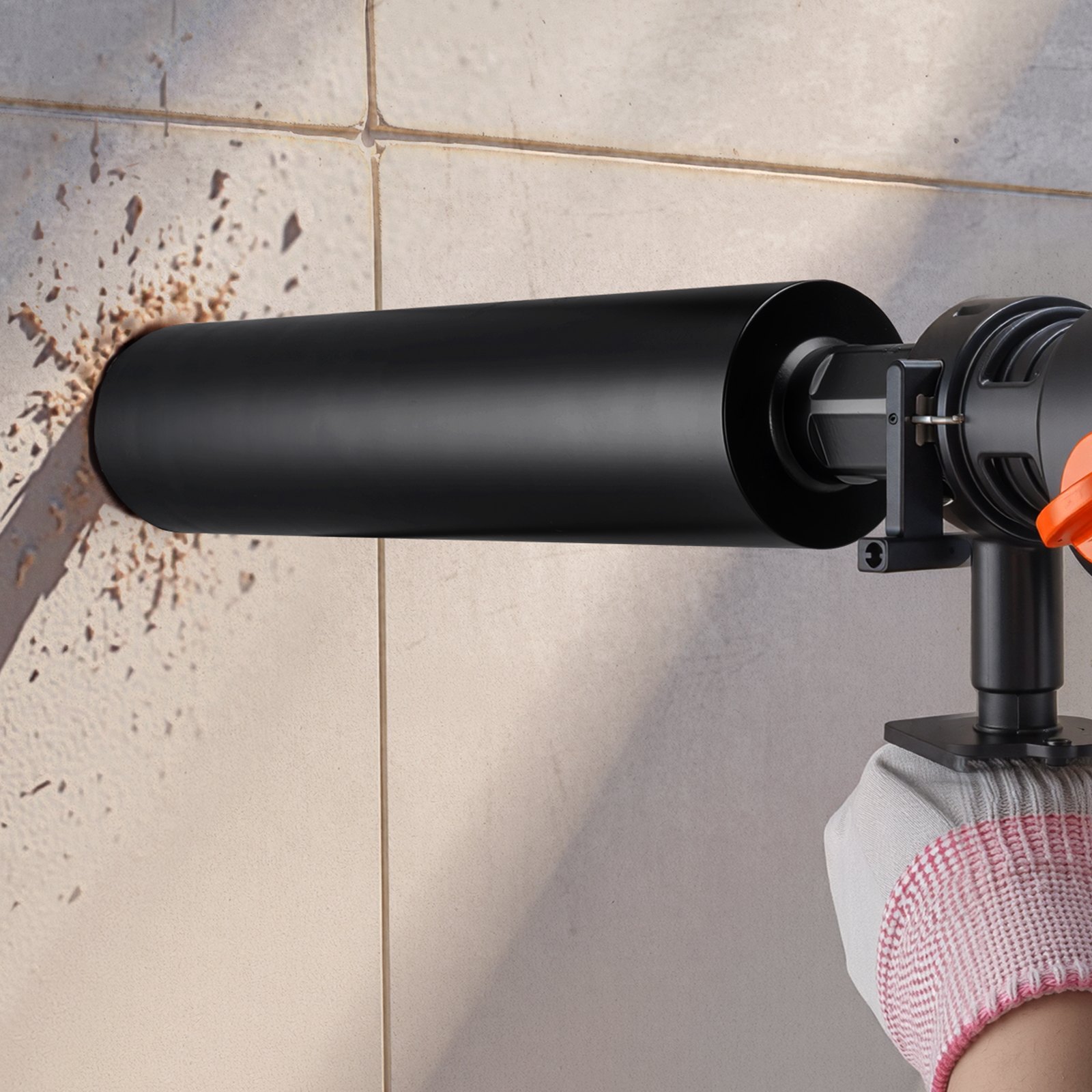 VEVOR Kernbohrer Bohrkrone φ 89 mm 356 mm Bohrtiefe, 1-1/4 Zoll-7 Innengewinde, Hochpräzisions-Schweißtechnologie, Nass-Diamantkernbohrer Kernlochbohrer für Stahlbeton Ziegel Mauerwerk