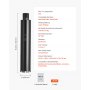VEVOR Kernbohrer Bohrkrone φ 76 mm 356 mm Bohrtiefe, 1-1/4 Zoll-7 Innengewinde, Hochpräzisions-Schweißtechnologie, Nass-Diamantkernbohrer Kernlochbohrer für Stahlbeton Ziegel Mauerwerk