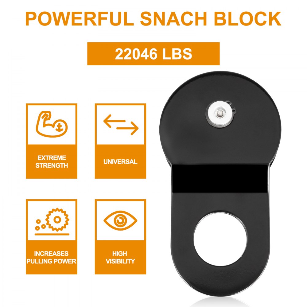 Vevor 9 M 11800 Kg Zugseil Abschleppseil 5 Teil Autohilfe Pannenseil Bergegurt