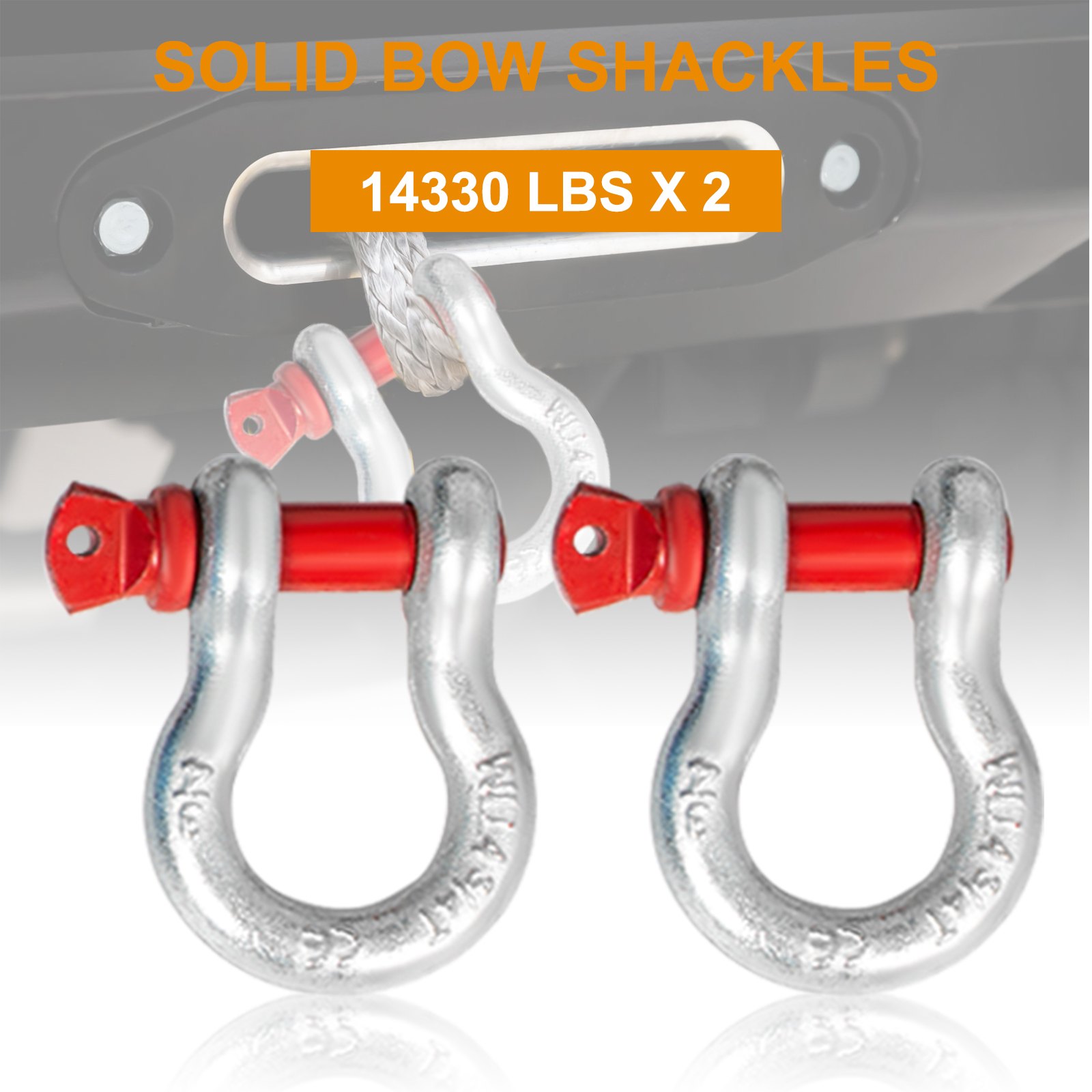 Vevor 9 M 11800 Kg Zugseil Abschleppseil 5 Teil Autohilfe Pannenseil Bergegurt