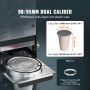 VEVOR Vollautomatische  Verschließmaschine, 500–650 Tassen/h, Juice Cup Sealer für 180 mm hohe und 90/95 mm große Tassen, Boba-Teeverschließer mit digitaler LCD-Steuerung für Bubble-Milch-Tee, Kaffee
