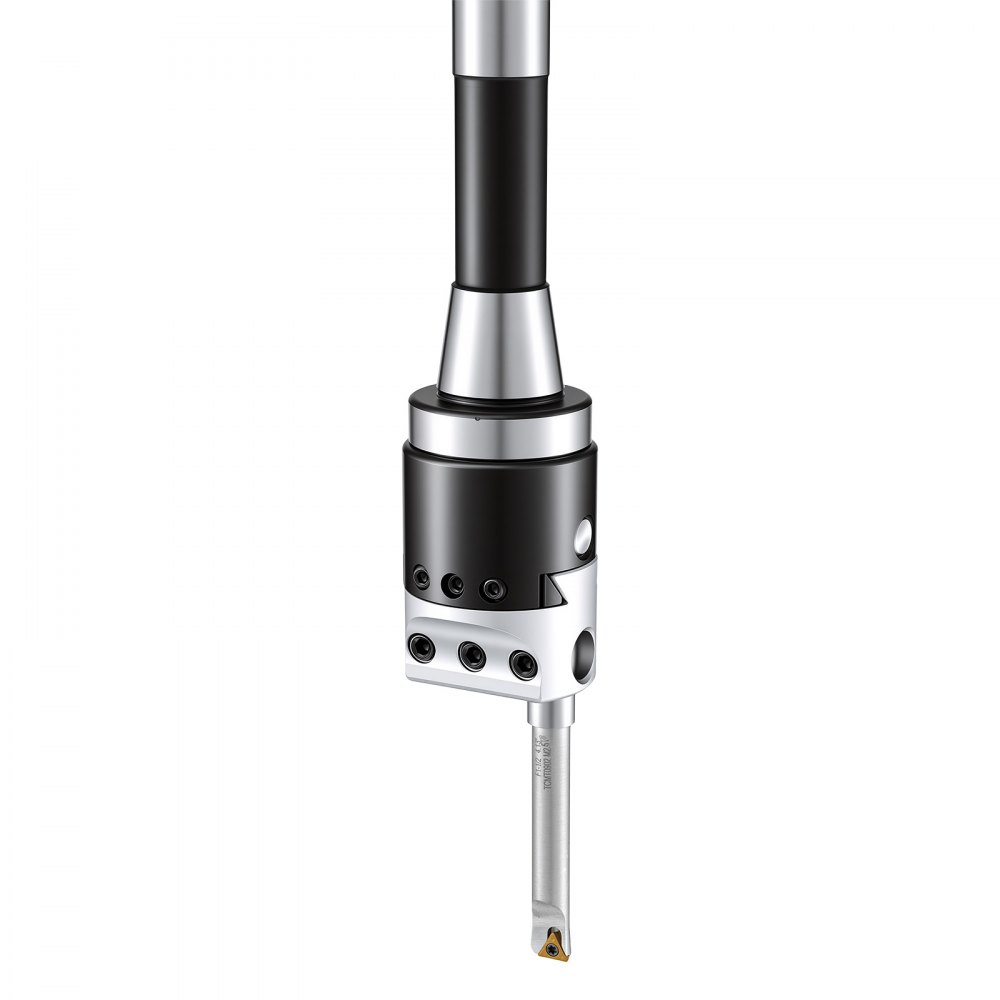 VEVOR Bohrkopf R8 Schaft 2" Ausdrehkopf Ausbohrkopf Werkzeughalter 8-tlg., für Fräsmaschinen Bohrmaschinen, 7/16" bis 4-1/2", Präzise Bohrungsdurchmessereinstellung, Gehärtet & Geschliffen, mit Koffer