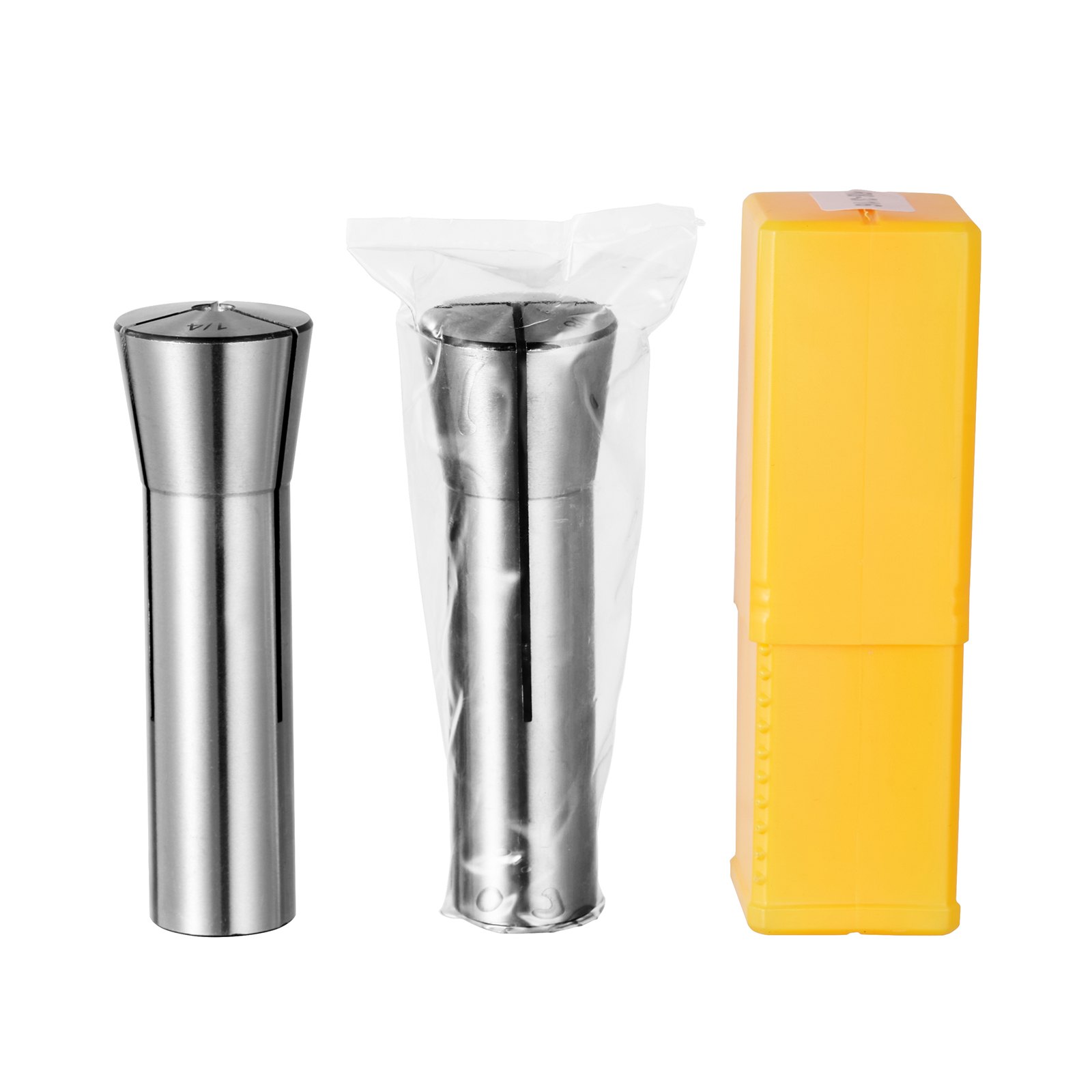 VEVOR 13-teiliger Präzisions-R8-Spannzangensatz, 1/8-7/8 Zoll (3,2-22,2 mm), Kohlenstoffstahl-Spannzangenfutter 30 μm TIR für Fräsmaschinen, Bohrmaschinen, Bohrmaschinen, Bearbeitungszentren