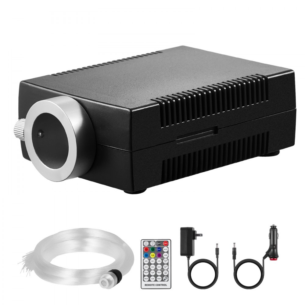 VEVOR Sternenhimmel Auto, 150 Stk.,16 W Glasfaser-Sternenhimmel-Deckenlichter fürs Auto, Bluetooth-App, Fernbedienung, Soundaktivierung, RGBW-Lichtmotor, für Dekoration des Schlafzimmers zu Hause