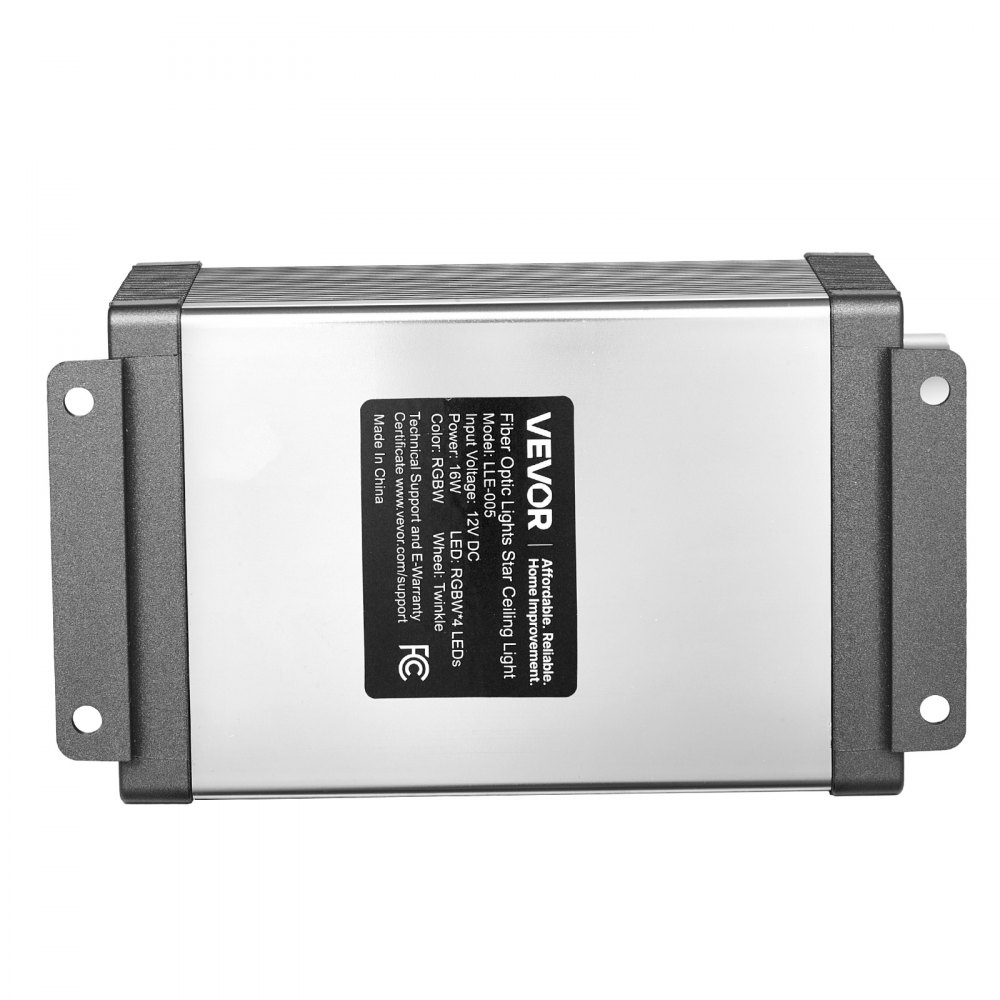 VEVOR Sternenhimmel Auto, 550 Stk., 16 W, Glasfaser-Sternen-Deckenlichter fürs Auto, Bluetooth-App, Fernbedienung, Soundaktivierung, RGBW-Lichtmotor, für Dekoration im Schlafzimmer zu Hause