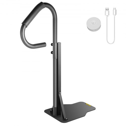 VEVOR Whirlpool Handlauf 48x141,5cm Spa-Geländer Pulverbeschichtetes Eisen Badewannen Ausstiegshilfe 280kg Tragfähigkeit Poolleiter 360° Schwenkbar Ideal für Außenschwimmbad Whirlpool Sonnenbaden