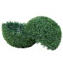 VEVOR 2x Buchsbaumkugel Künstlich Ø50,8cm Garten Deko Buchsbaum Kugel künstlich Buchskugel Kunstpflanze aus PE, Holz, PP inkl. 2 Stk. Dekorative LED-Leuchten und 10 Stk. Ersatzblätter