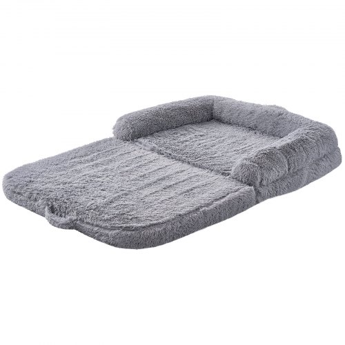XXL Hundebett Für Erwachsene – 180x130 Cm Riesiges Nickerchen-Bett Mit Waschbarem Kunstfell