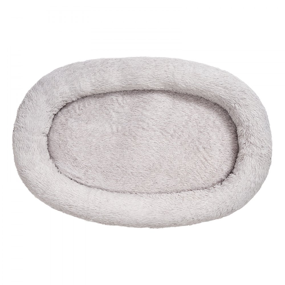 VEVOR Hundebett für Menschen, 1710x1000x240 mm, Memory-Schaum-Hundebett in Menschengröße, mit Seitentasche, Griff & Reißverschluss, abnehmbarer, maschinenwaschbarer Bezug, Hochflor, Grau