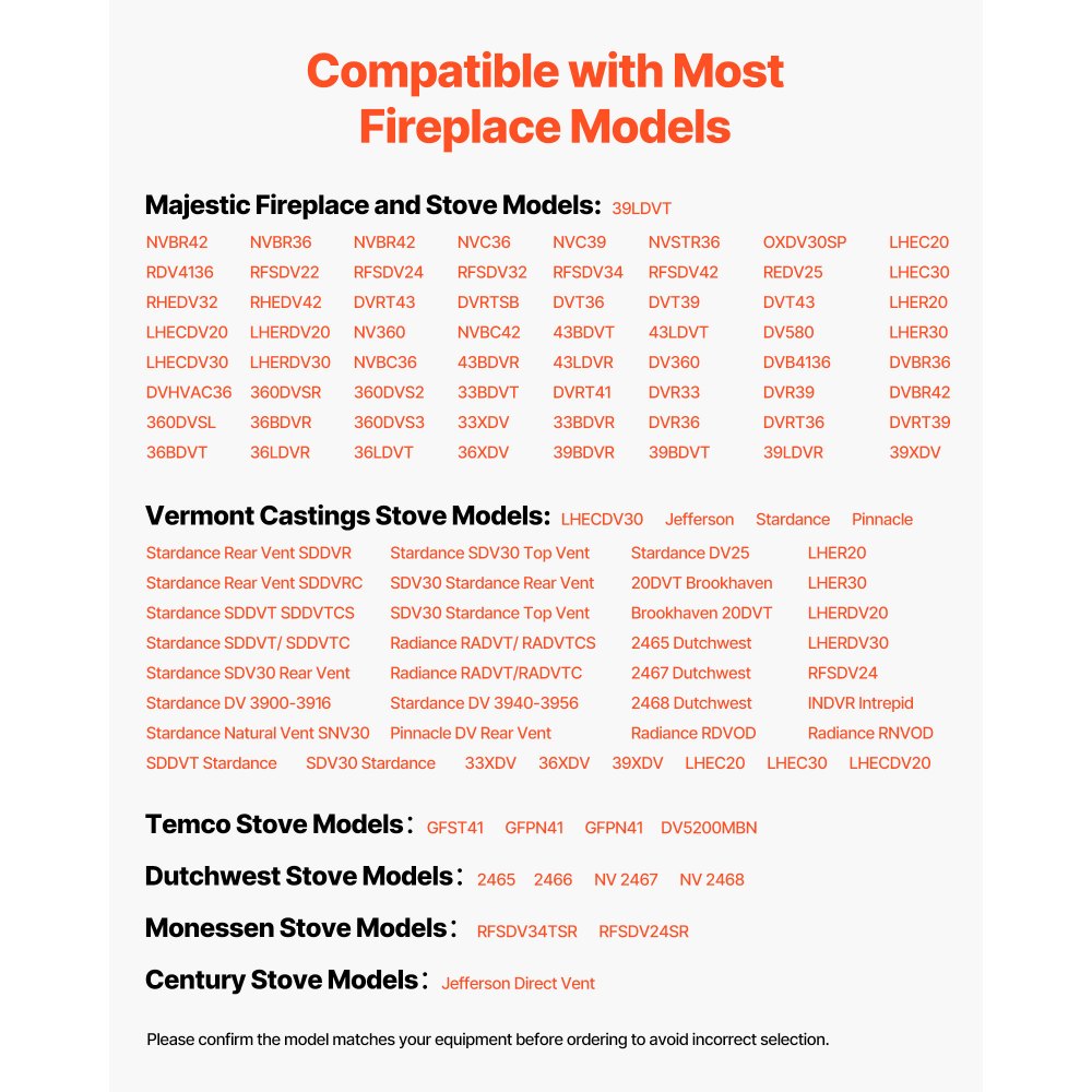 VEVOR Pilotbrenner Baugruppe, OE 10002265, 10002264, SRV10002264 Gaszündflamme, Ersatz für Erdgas- & Flüssiggaszündung, passend für Majestic, Vermont Castings, Temco, Dutchwest, Monessen, Century