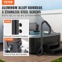 VEVOR Whirlpool-Handlauf 88,9–144,8cm höhenverstellbar Spa-Geländer Whirlpool Aluminiumlegierung rostfrei korrosionsbeständig Pool Handlauf 272kg Tragfähigkeit Haltegriff Einstiegshilfe