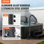 VEVOR Whirlpool Handlauf 272kg Tragfähigkeit Spa-Geländer aus Aluminiumlegierung Pool Handlauf Höhenverstellbar von 122,92 bis 160cm Haltegriff Einstiegshilfe 360° drehbar für Schwimmbäder Whirlpools