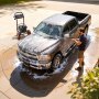 VEVOR Benzin Hochdruckreiniger 200 bar, Terrassenreinger 7 L/min, Aluminiumpumpe mit Spritzpistole, Lanze & 4 Düsen, Benzinreiniger für Autos, Zäune, Einfahrten, Häuser, Terrassen & Gartenmöbel