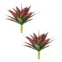 VEVOR 2 Stk. Künstliche Agave 711x559mm Kunstpflanze mit Erdspießen Rot, Künstliche Sukkulente zur Dekoration für Zuhause Büro Garten & Veranden, aus HDPE, UV-Schutz, Pflegeleicht, mit 28 Blättern