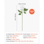 VEVOR Kunstblumen Gefälschte Rosen mit Stielen 500 Bündel Kunstpflanze Weiß, Künstlicher Blumenstrauß als Deko für Zuhause Hochzeit & Party, aus Seidenstoff & Kunststoff, Pflegefreie Kunstpflanze, DIY