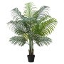 VEVOR Artificial Areca Palm Tree 1524 mm, Fake Palm Tropical Plants with White Tall Planter, Faux Floor Silk Plant in Pot, Large Trees for Home Office Living Room Decor House Warming, Indoor Outdoor