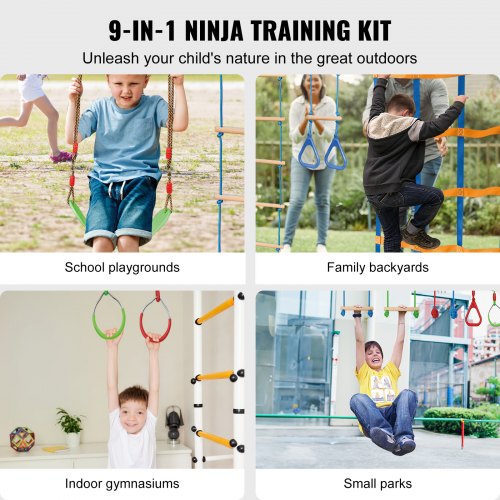 Kletterparcour Ninja Slackline Set | Klettergerüste & Reckanlagen | Zubehör | Spieltürme für den Garten hier kaufen - Käuferschutz Kletterparcour Ninja Slackline Set | Klettergerüste & Reckanlagen | Zubehör | Spieltürme für den Garten hier kaufen - Käuferschutz