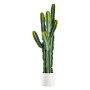 VEVOR Artificial Cactus, 1524 mm Tall Fake Cactus Plant with White Pot, for Home, Garden, Office, Store, Living Room, Bedroom, Porch Indoor Decoration, 229 mm Wide, Realistic Texture Faux Plant