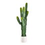 VEVOR Artificial Cactus, 1524 mm Tall Fake Cactus Plant with White Pot, for Home, Garden, Office, Store, Living Room, Bedroom, Porch Indoor Decoration, 229 mm Wide, Realistic Texture Faux Plant