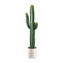 VEVOR Artificial Cactus, 914 mm Tall Fake Cactus Plant with White Pot, for Home, Garden, Office, Store, Living Room, Bedroom Indoor Decoration, Realistic Texture Faux Decor Plant, Premium HDPE