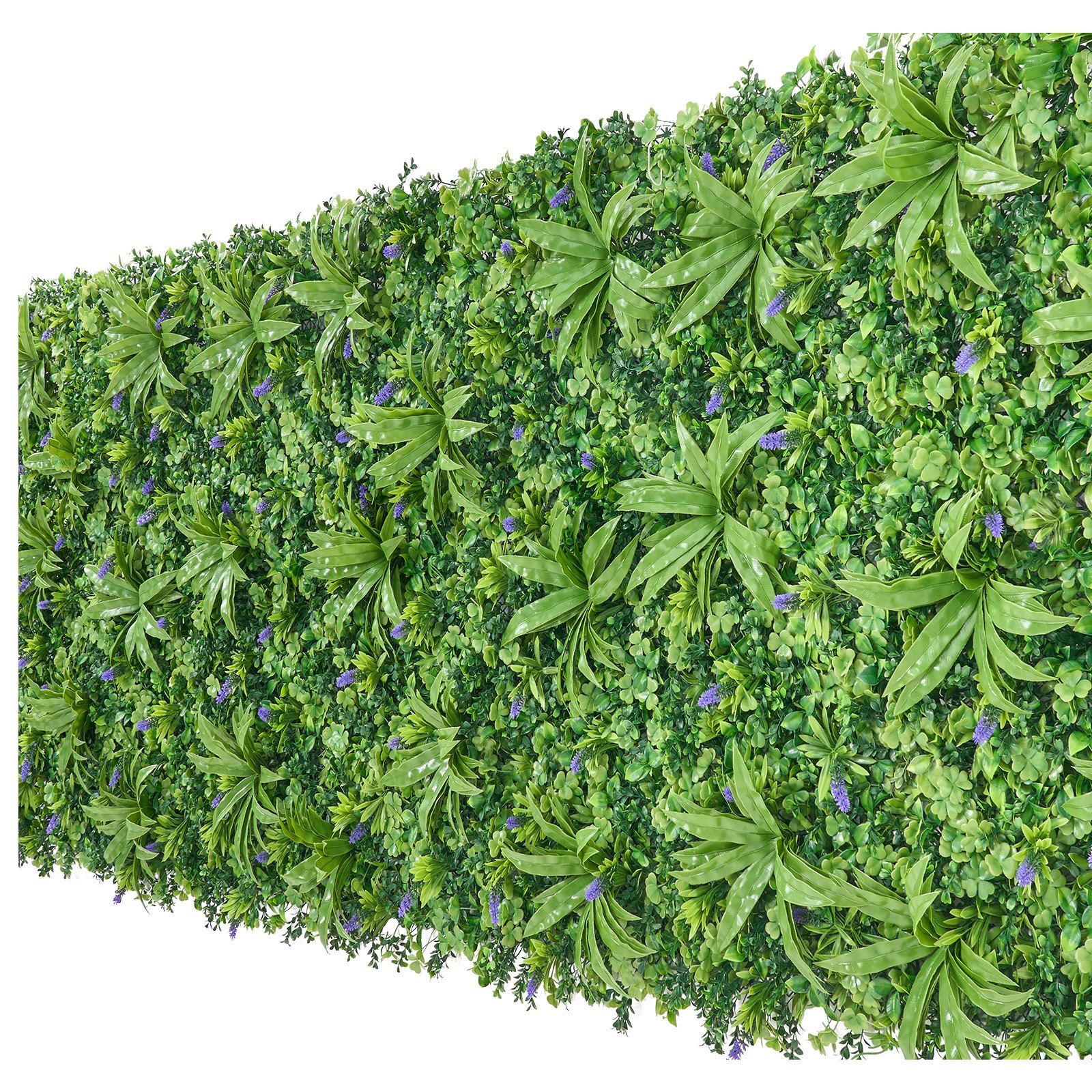 VEVOR Künstliche Hecke, 3x1 m Pflanzenwand, PE-Sichtschutz, Sichtschutzzaun, Windschutz, Heckenzaun, Kunstpflanzen Balkonverkleidung für Hochzeiten, Innenräume, Außengärten, Hinterhöfe (1 Stk.)