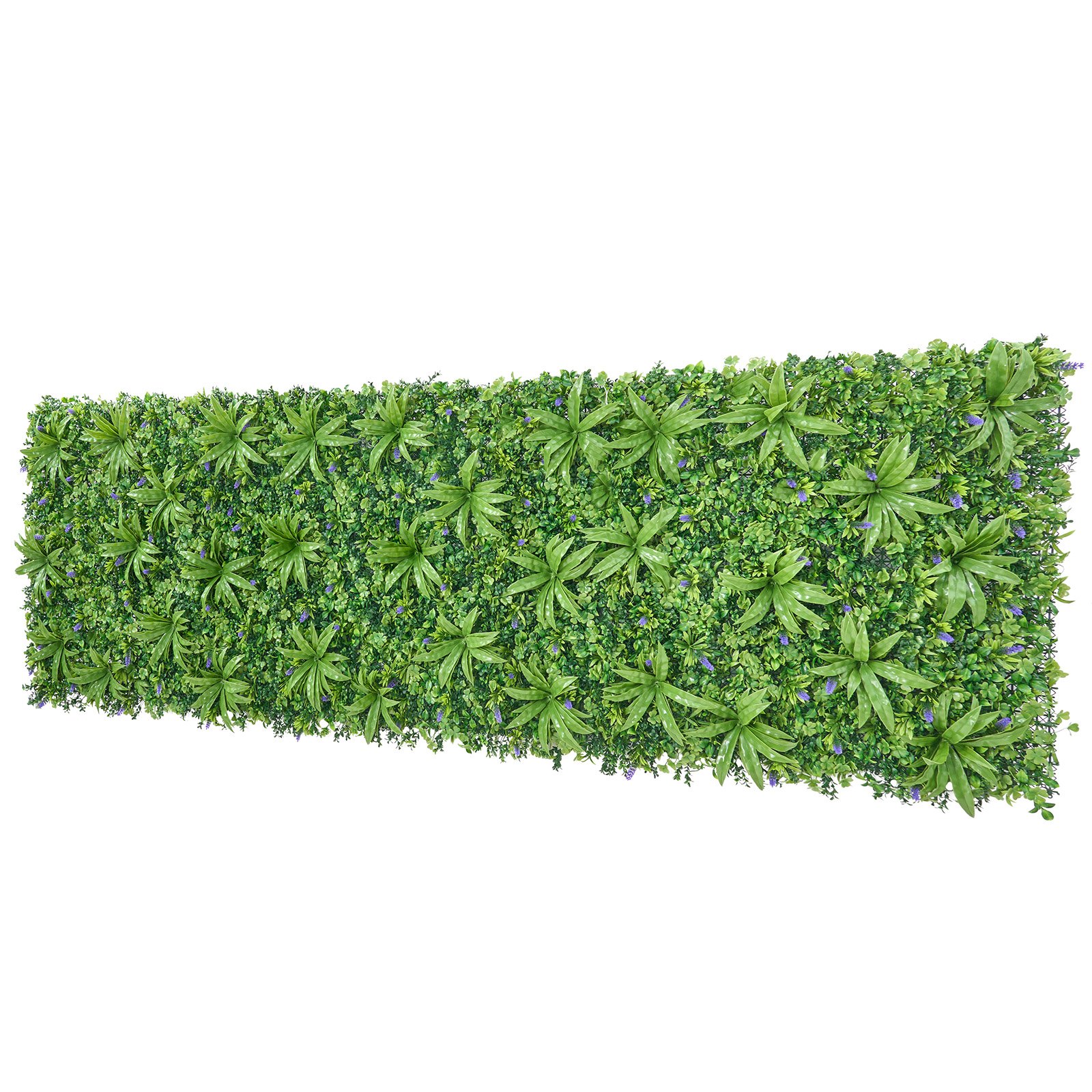 VEVOR Künstliche Hecke, 3x1 m Pflanzenwand, PE-Sichtschutz, Sichtschutzzaun, Windschutz, Heckenzaun, Kunstpflanzen Balkonverkleidung für Hochzeiten, Innenräume, Außengärten, Hinterhöfe (1 Stk.)