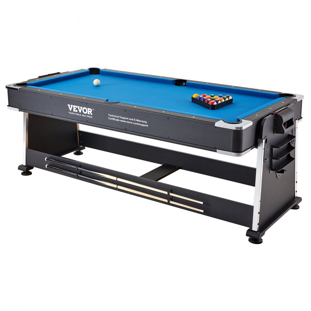 VEVOR 3 in 1 Multispieltisch mit Drehgelenk und Airhockey, Tischtennis, Hockeytisch für Spielzimmer, Familienheim, Arcade-Gaming-Set, sämtliches Zubehör für jedes Spiel enthalten