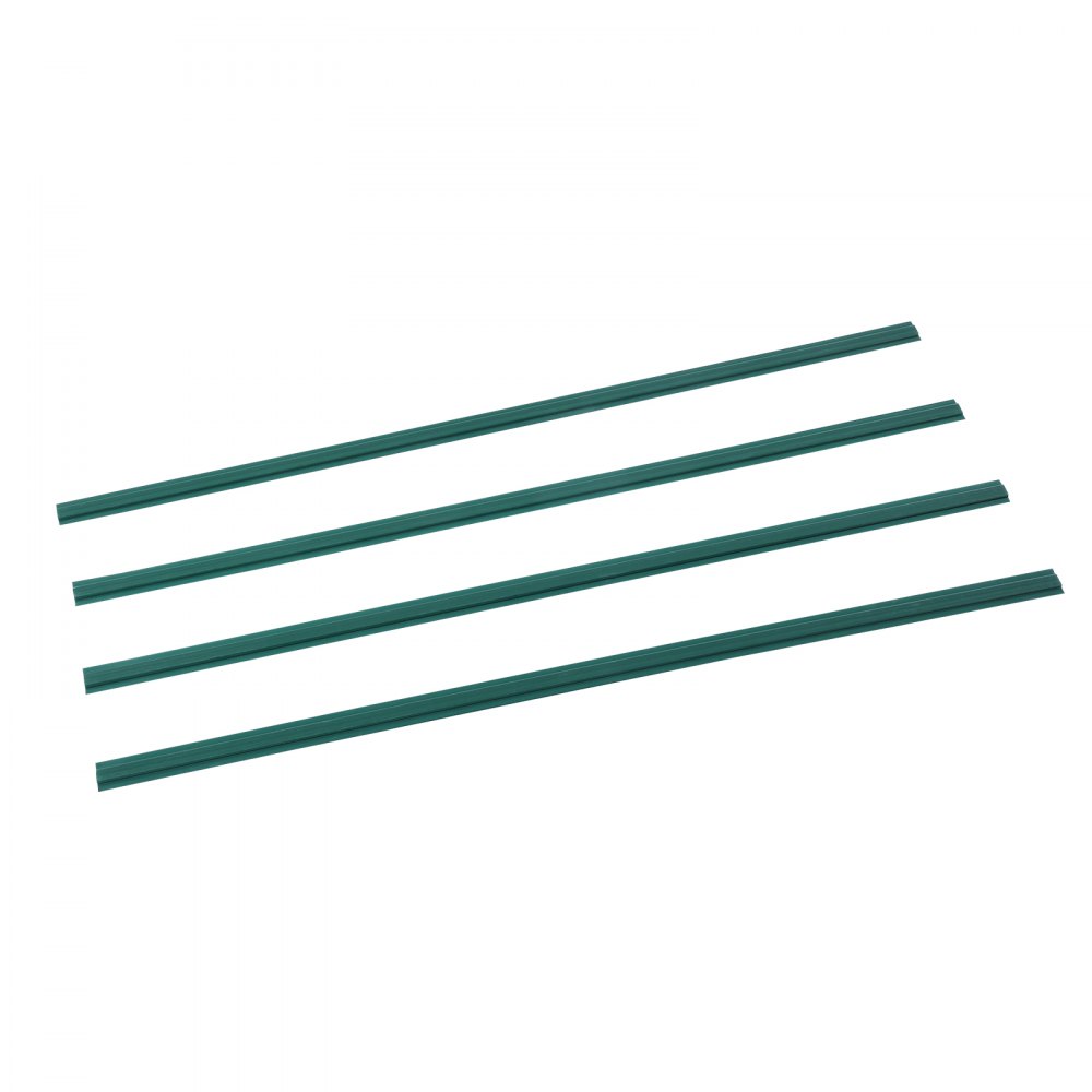 VEVOR Sichtschutzlamellen 1130 mm, doppelwandige vertikale Lamellen mit Bodenverriegelung und Flügeln für Maschendrahtzäune, HDPE-Maschendrahtlamellen, ideal für Garten und Bauernhof (grün)