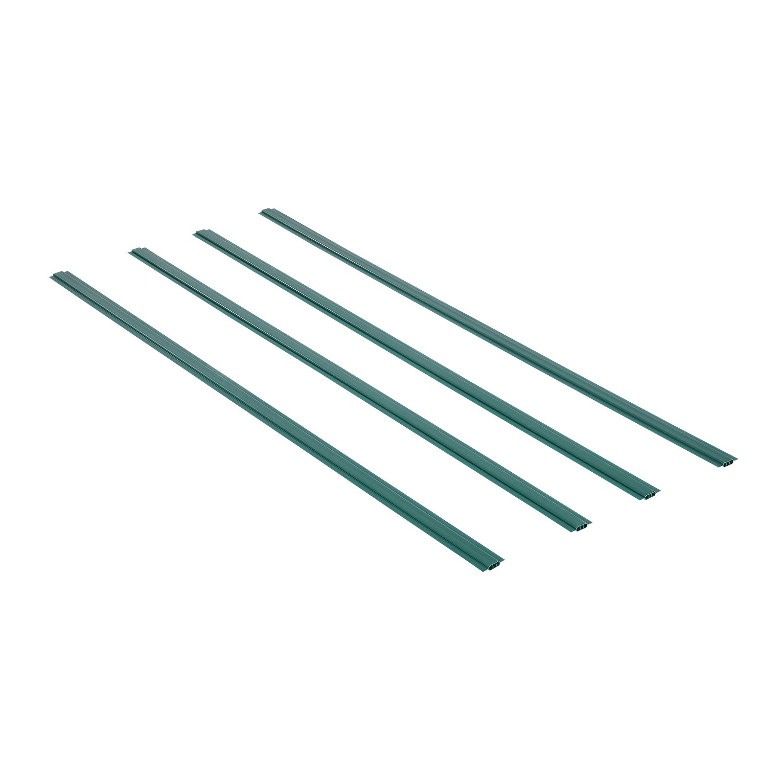 VEVOR Sichtschutzlamellen 1130 mm, doppelwandige vertikale Lamellen mit Bodenverriegelung und Flügeln für Maschendrahtzäune, HDPE-Maschendrahtlamellen, ideal für Garten und Bauernhof (grün)