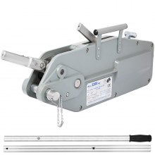 VEVOR 3200 kg Kapazität Seilzug 20 m Länge Drahtseil Edelstahl, 23 kg Seilwinde Forstseilwinde Bremse Gewicht Ziehen Spannen und Heben Handseilwinde Seildurchmesser 16 mm maximale Reiselast 7000LBS