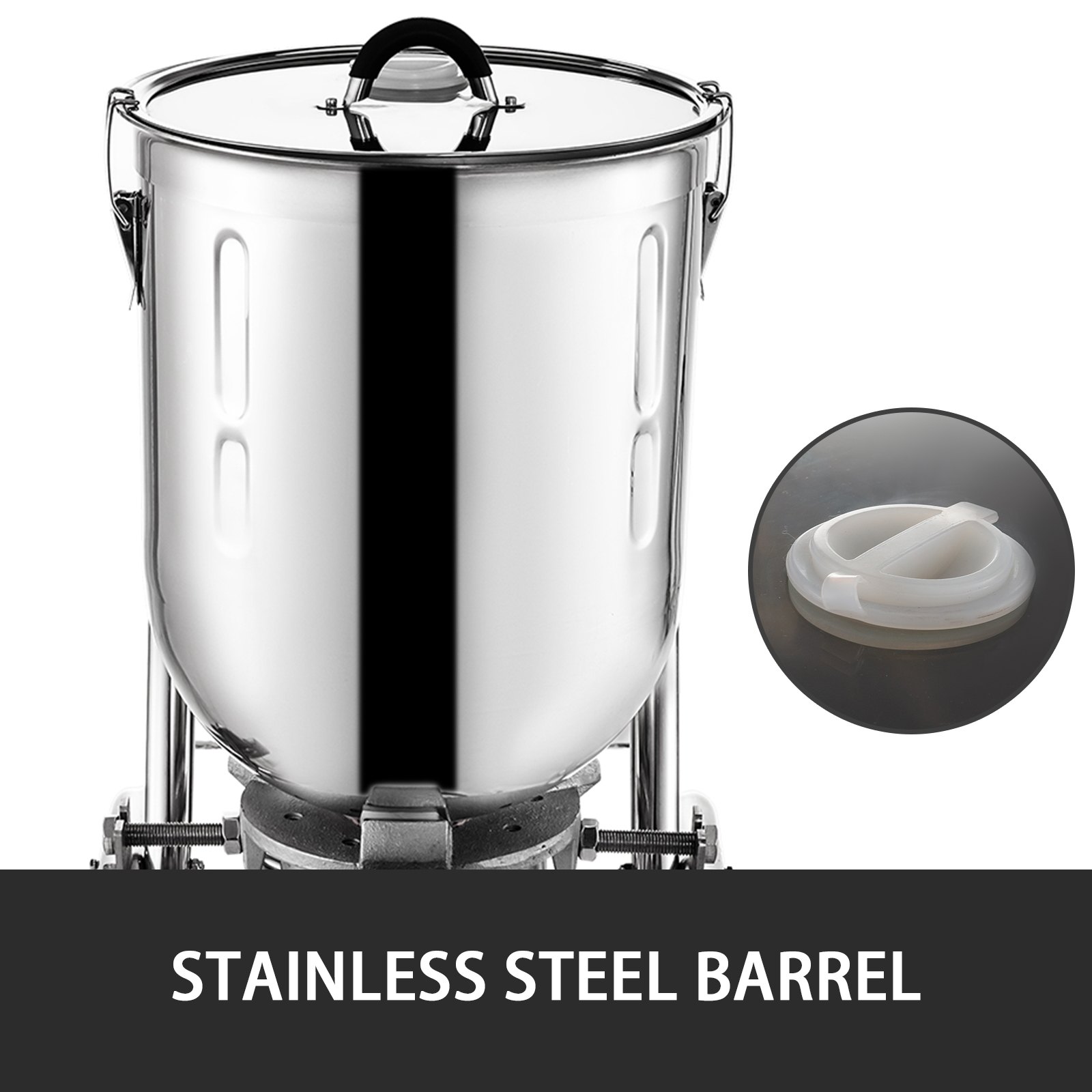 Eiscrusher Eiszerkleinerer 30l Elektrisch 2800u/min 2200w Edelstahl