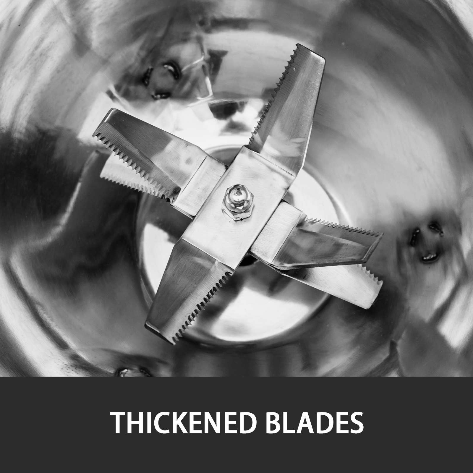 Eiscrusher Eiszerkleinerer 30l Elektrisch 2800u/min 2200w Edelstahl