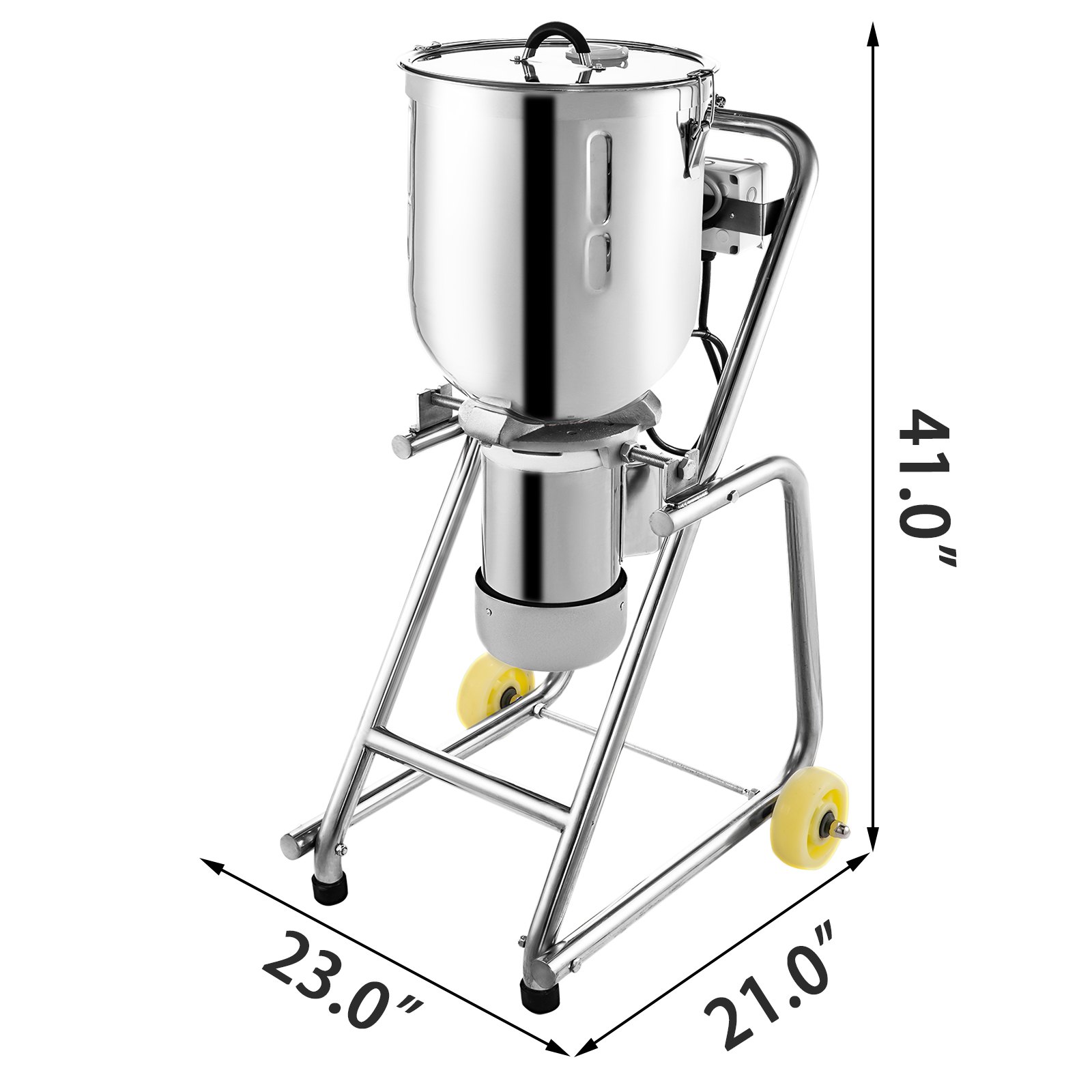 Eiscrusher Eiszerkleinerer 30l Elektrisch 2800u/min 2200w Edelstahl